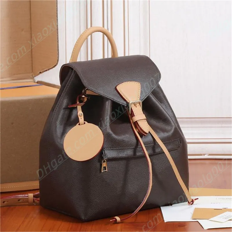 Luxury style Designer coated canvas shoulder bags backpack Removable original Charm L shape handbags mini shopping bags Cross body clutch totes hobo purses wallet