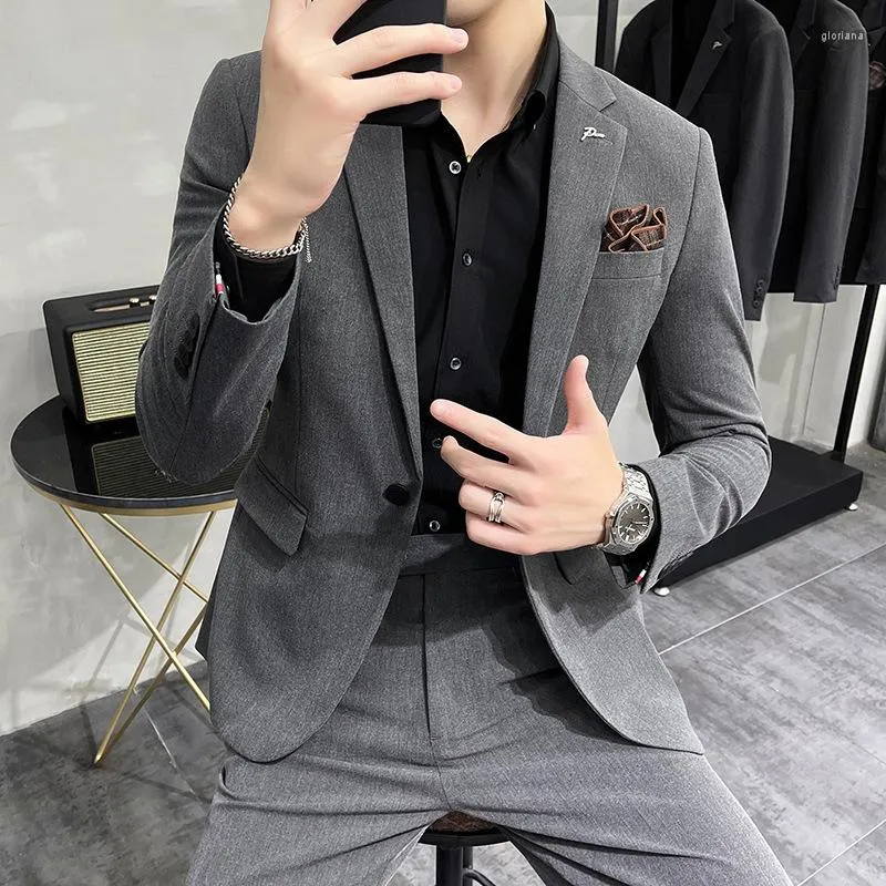 Costumes pour hommes British Korean Version Slim Business Man Dress Suit