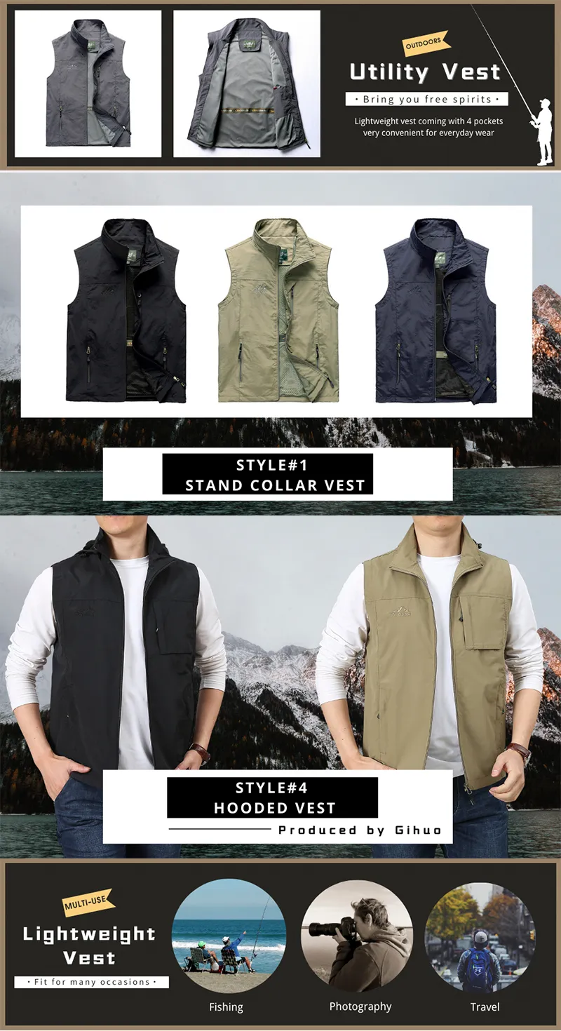 Waterproof And Breathable Mens River Fish Vest With Multi Pockets For  Outdoor Activities Size 6XL 230803 From Cong04, $16.27