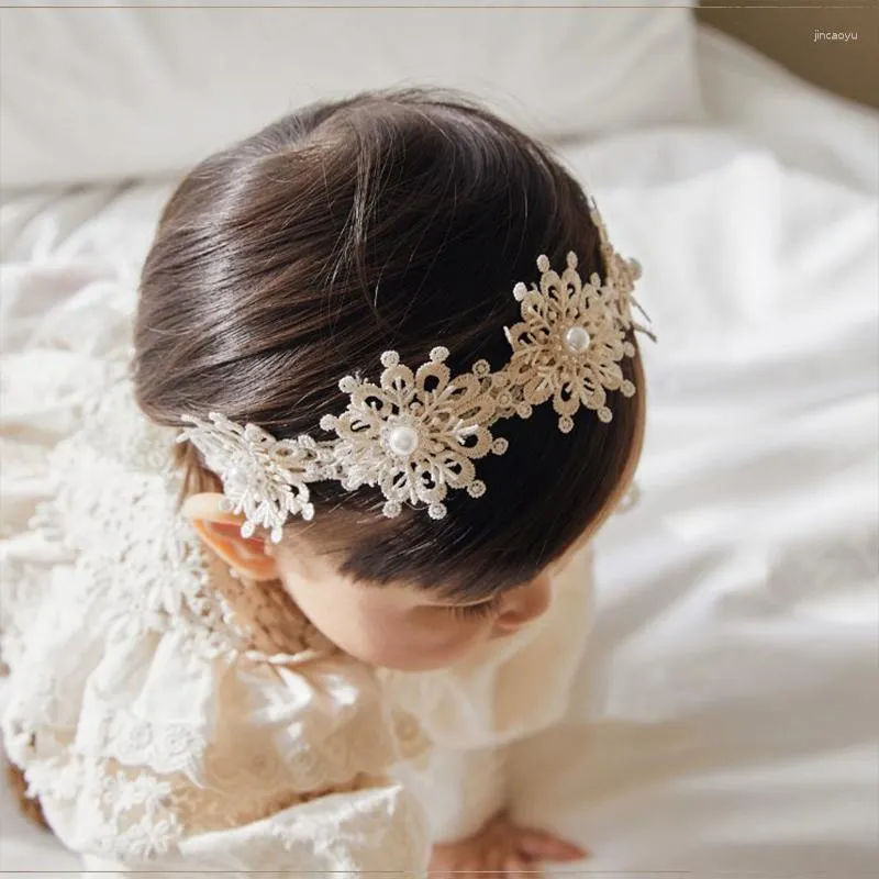 Accesorios para el cabello, diadema de flores coreanas para bebés, diademas florales elásticas para niñas, turbante de princesa, tocados para niños