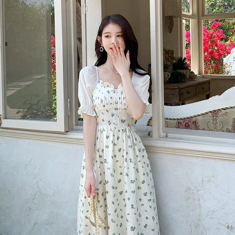 Party Dresses Summer Get Ruffled Lace One Word Led Two High Quality Printed Jacquard To Wear Skirt Dress