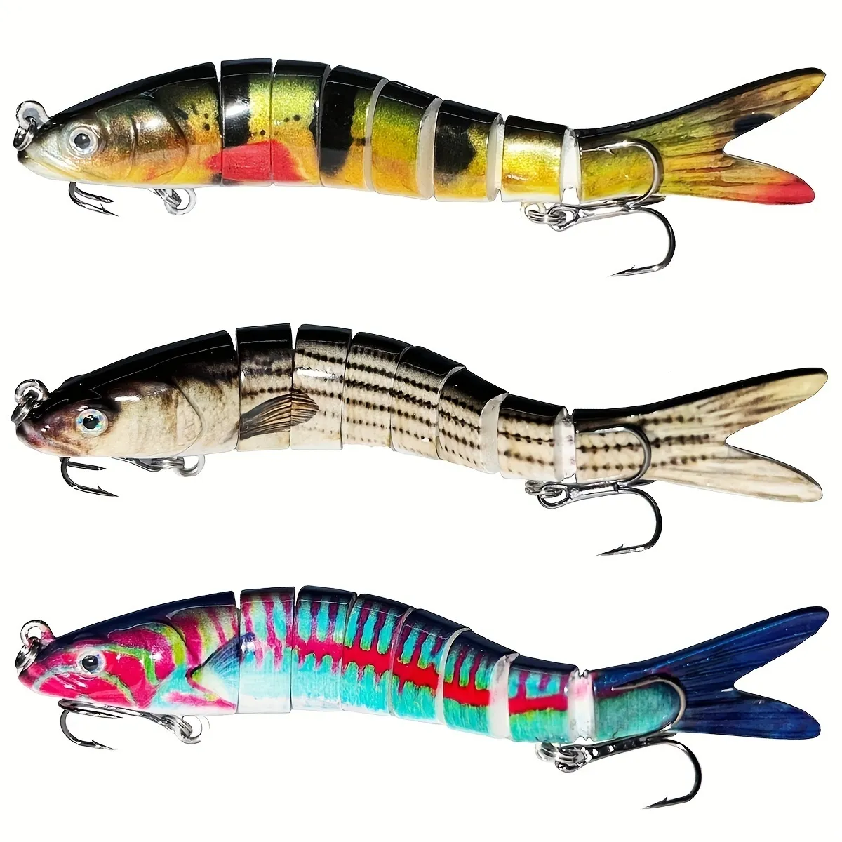 Pêche extérieure leurre poisson au crochet hameçons méné Wobbler 70 mm