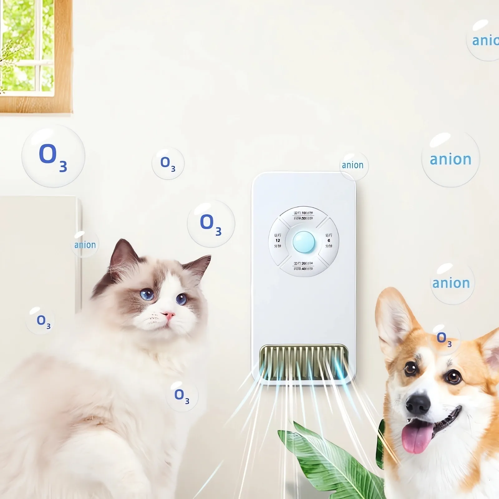 Inne CAT dostarcza inteligentny oczyszczacz zapachu czujnika dla kotów Dezodorizer Desodorizer Dog Toaleta