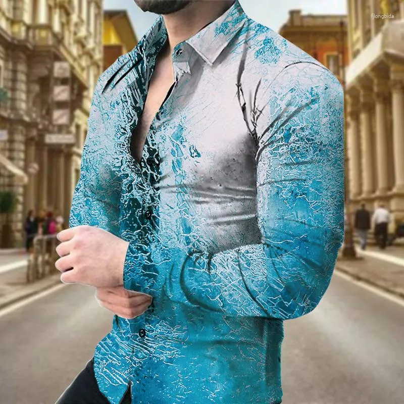Camisas Informales Para Hombre Camisas Holgadas Con Cuello Vuelto Abotonado De Manga Larga Con Grafico A Cuadros Vintage Para Hombre Ropa De Calle De Otono Para Hombre De 15 68 DHgate