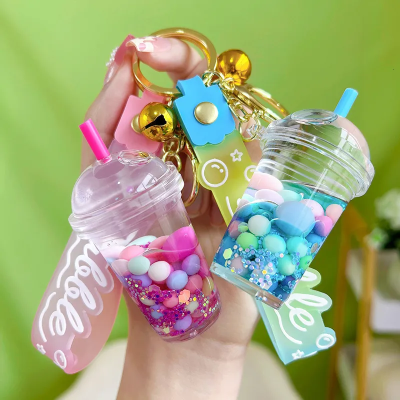 Milk tea keychain discount