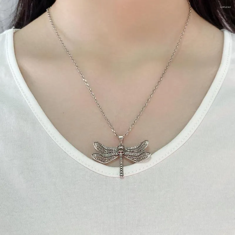 Chains Fashion Dragonfly Skeleton Necklace For Women In Necklaces TOP Same Designers