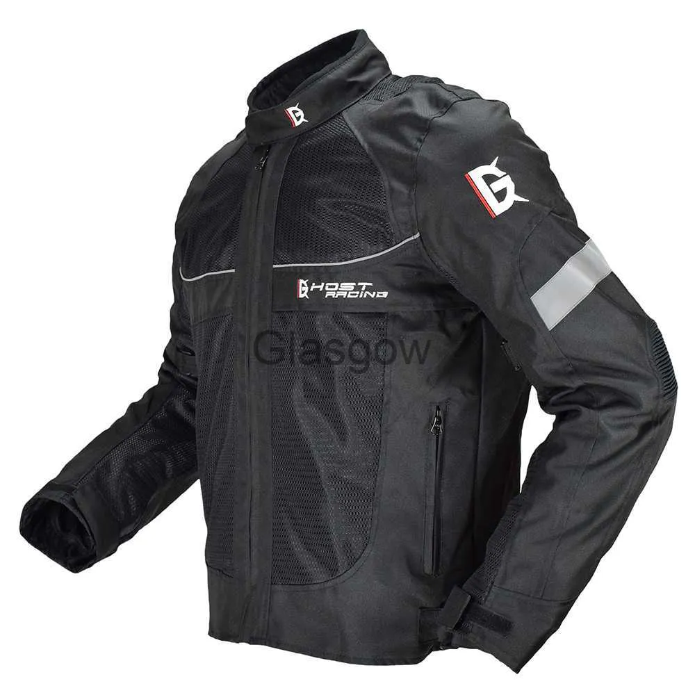 Motorcykelkläder Nya ankomster Motorcykel Oxford Jacket Motorcykel Vägjacka Racing Biker Jacket Summer Mesh Jackets Black X0803