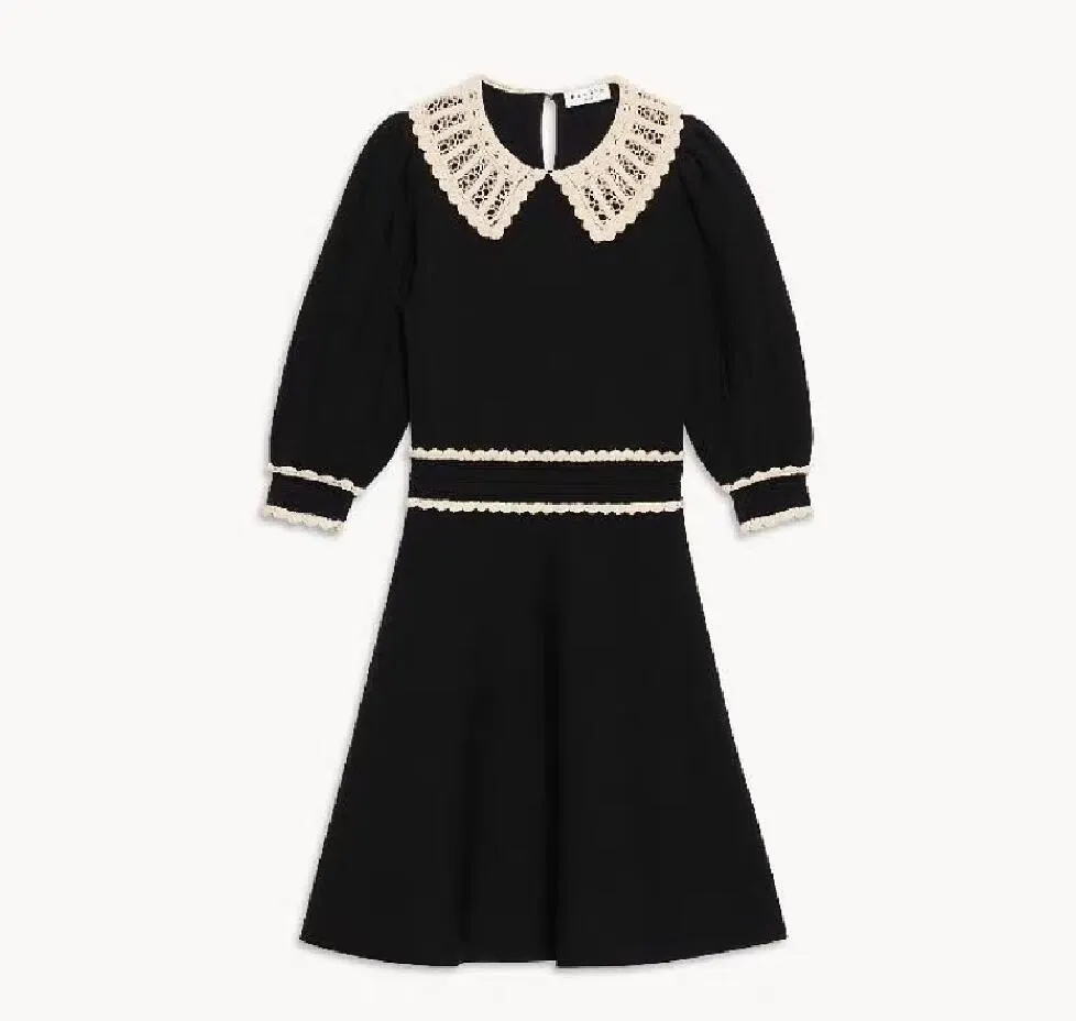 23SFNew Sandro Lace Neck Dress Womens Little Black... From Jinguangcanlan558, $84.9 In Bulk | DHgate.Com 23SFNew Sandro Lace Neck Dress Womens Little Black... From Jinguangcanlan558, $84.9 In Bulk | DHgate.Com