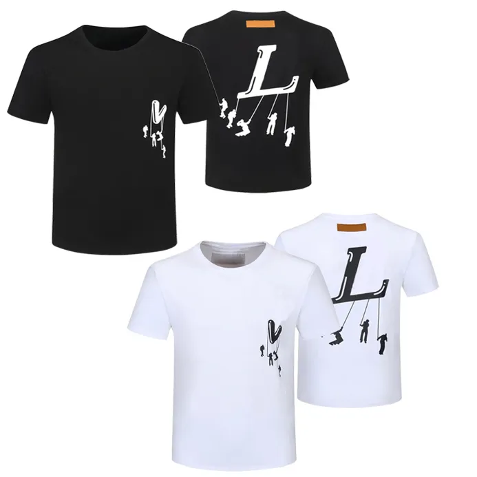 2024 Camiseta Masculina Feminina Estilista Masculina Feminina de Alta Qualidade Estampado Carta Camisetas Casuais Manga Curta Moda Camisetas Masculinas M-XXXL