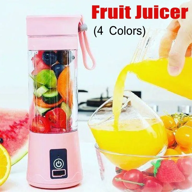 Fruit Groente Gereedschap Elektrische Juicer Machine USB Mixer Smoothie Blender Mini Keukenmachine Persoonlijke Sap Blenders 230802