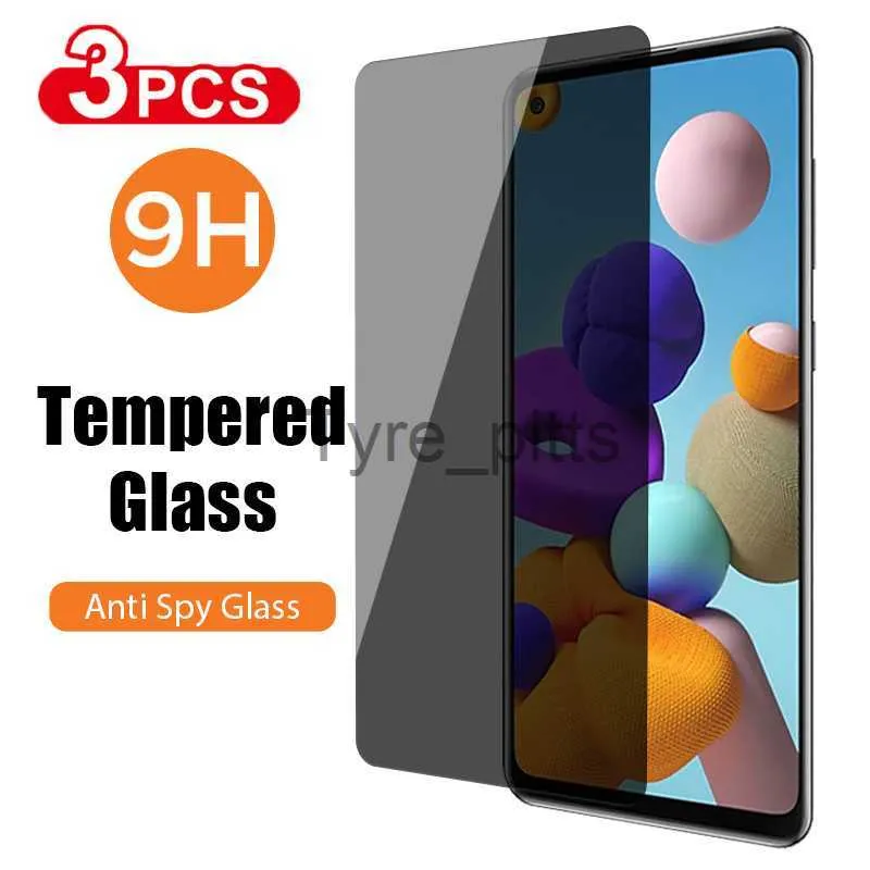 Protektorów ekranu telefonu komórkowego 1-3pcs anty-szpiegowski ekran ekranowy dla galaktyki Samsung A51 A71 A21S A31 A41 A42 A21 A12 A11 Magic Prywatna Temperted Glass x0803