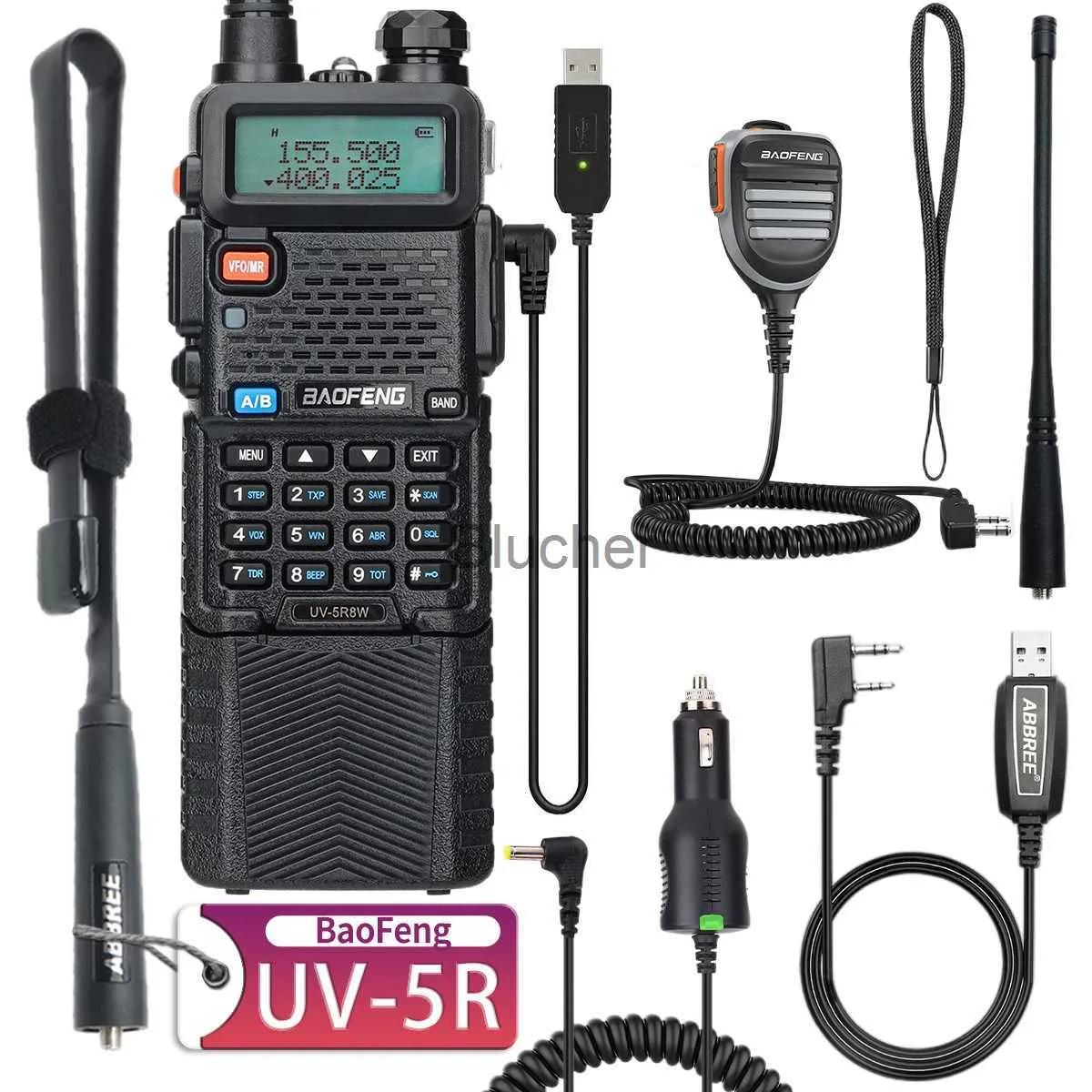 Talkie Walkie BAOFENG UV5R VHFUHF Talkie Walkie 8W5W Radio Jambon