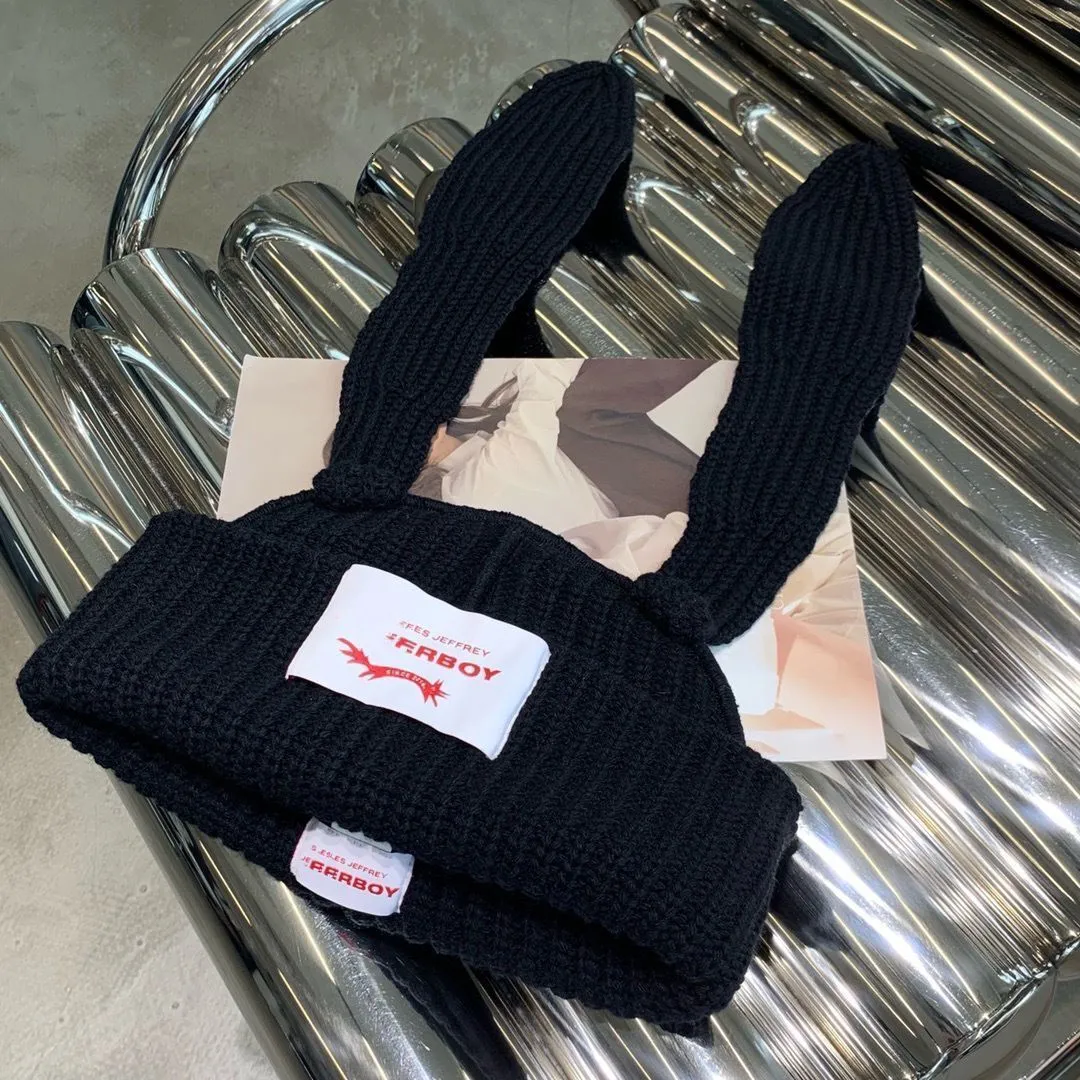 小物 ANDWANG Fluffy cat knit hat andwang Fluffy cat knit hat