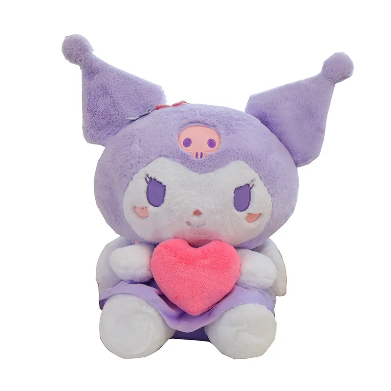 Wholesale can Cupid kuromi plush toys children's game Playmate sofa throw pillow doll machine prizes