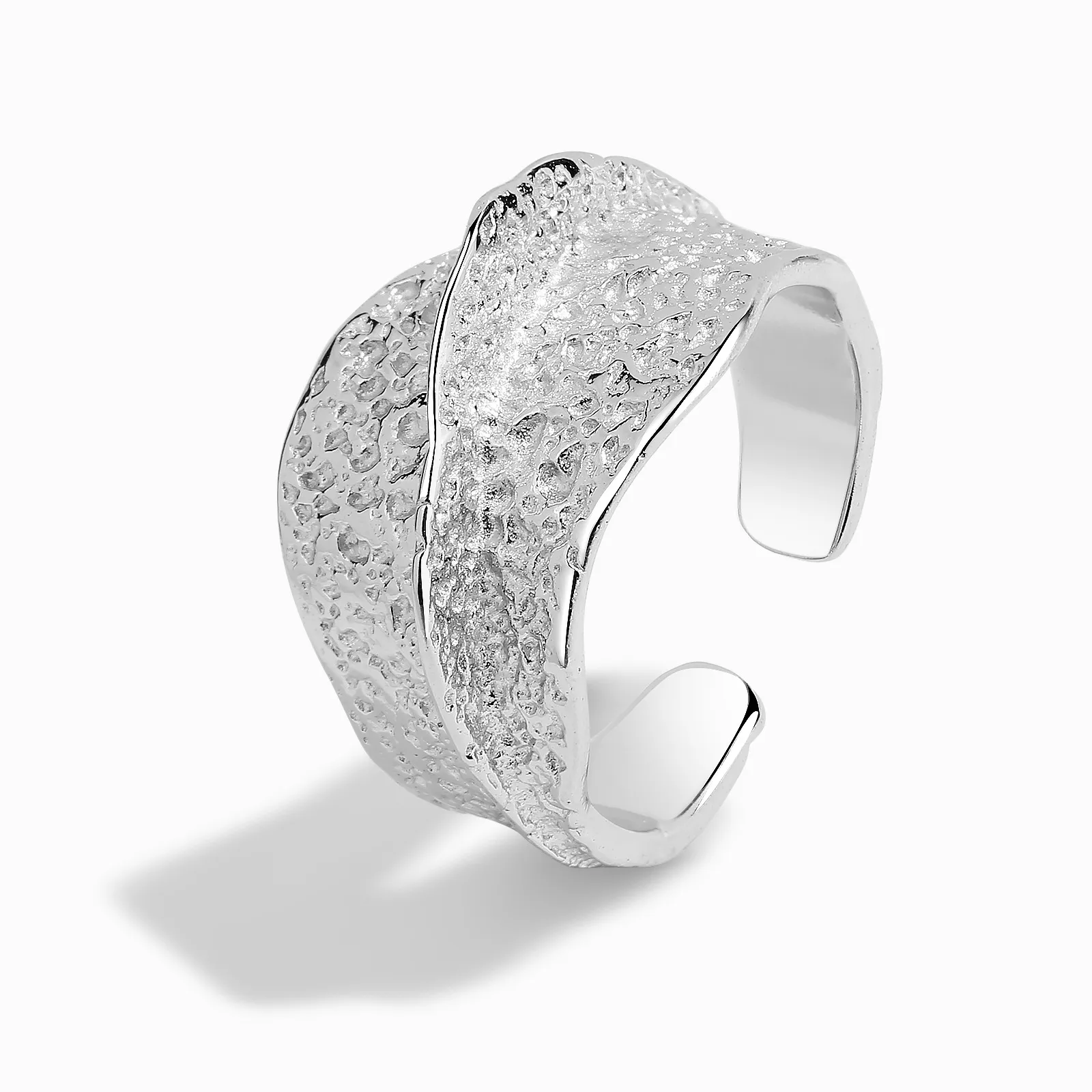 Gorąca sprzedaż s925 srebro w Europie i Ameryce, popularny francuski otwarty pierścień dla kobiet