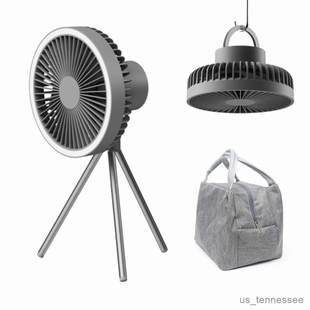 Portable Rechargeable Charging Wala Table Fan With 10000mAh Battery