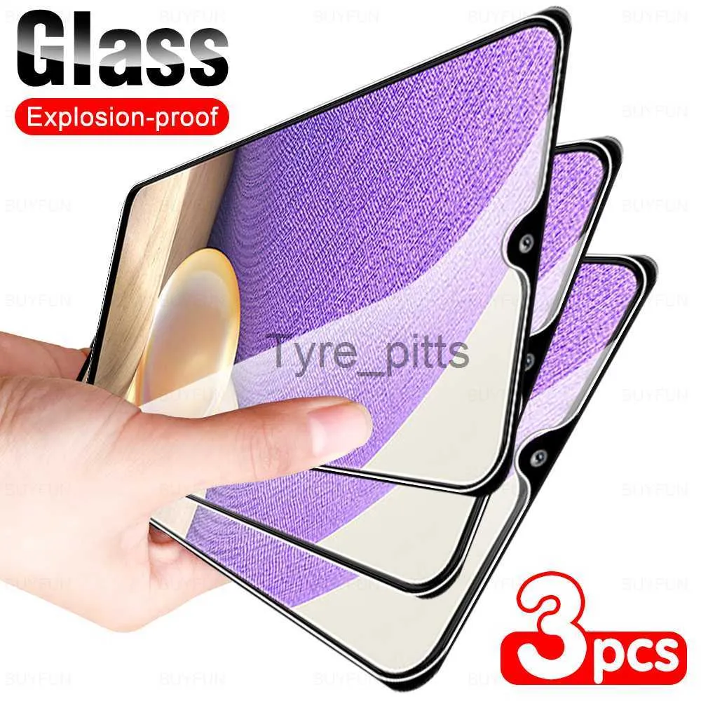 Cell Phone Screen Protectors 3pcs Front Film For Samsung Galaxy A32 5G full cover screen protector for samsung samsun galaxi a 32 32a 4G protective glass x0803
