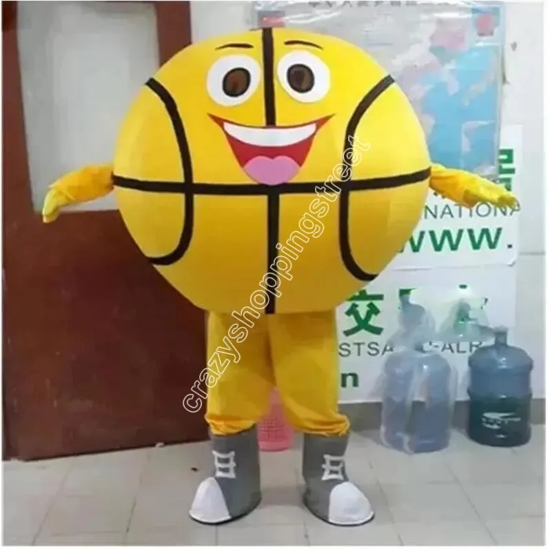 Costume de mascotte de basket-ball robe de festival déguisement de thème de dessin animé costume de vêtements publicitaires robe de jeu