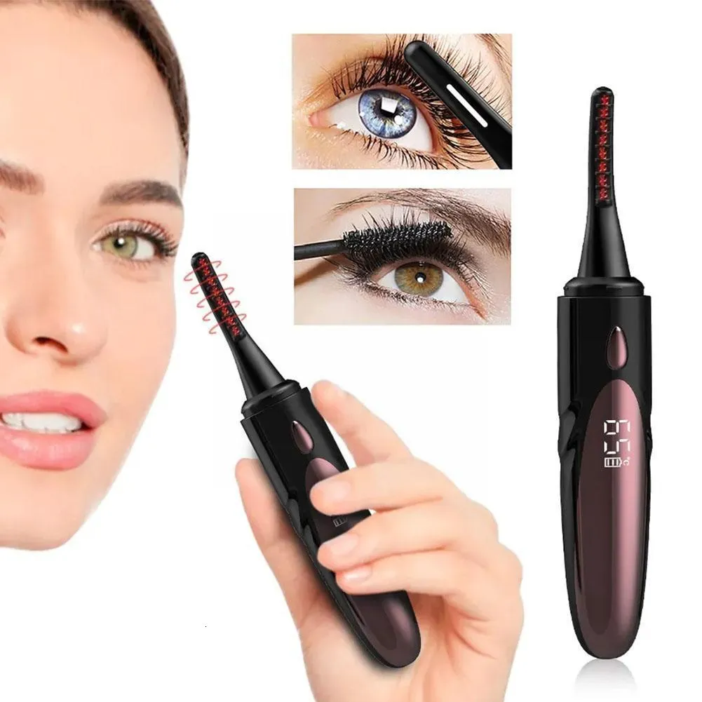 Wimperkruller Professionele elektrische wimperkruller opladen model snelle verwarming curler wimperkruller cosmetische tool accessoires 230803