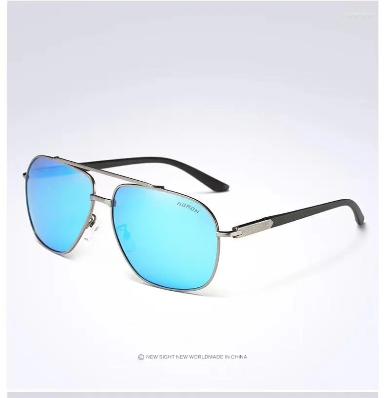 Vintage Polarized Blue Sunglasses For Men And Women Retro Style