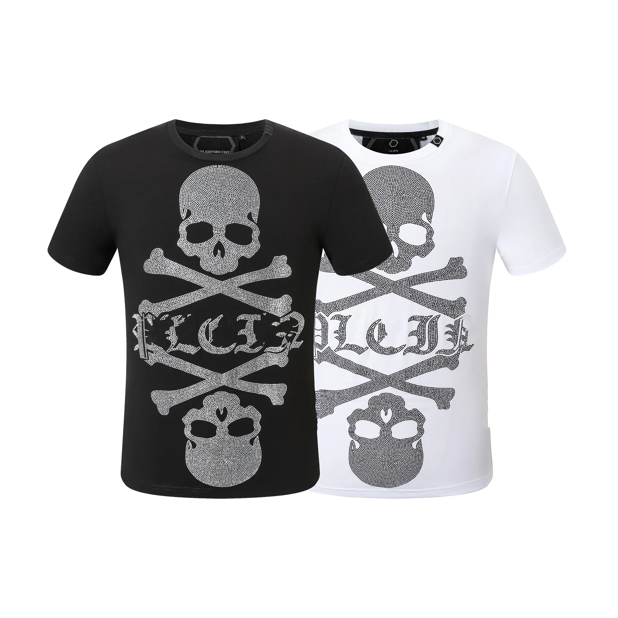 Plein beer t shirt heren ontwerper t-shirts merk kleding Rhinestone PP Skull Men t-shirt ronde nek ss stenen klassieke hiphop streetwear t-shirt top tees pp2145