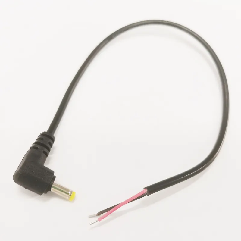 Right Angle DC Plug 10-Pack 5.5mm X 2.1mm Right Angle DC Power Plug Connectors - Male, Plastic 2.1mm X 5.5mm - Foto 10