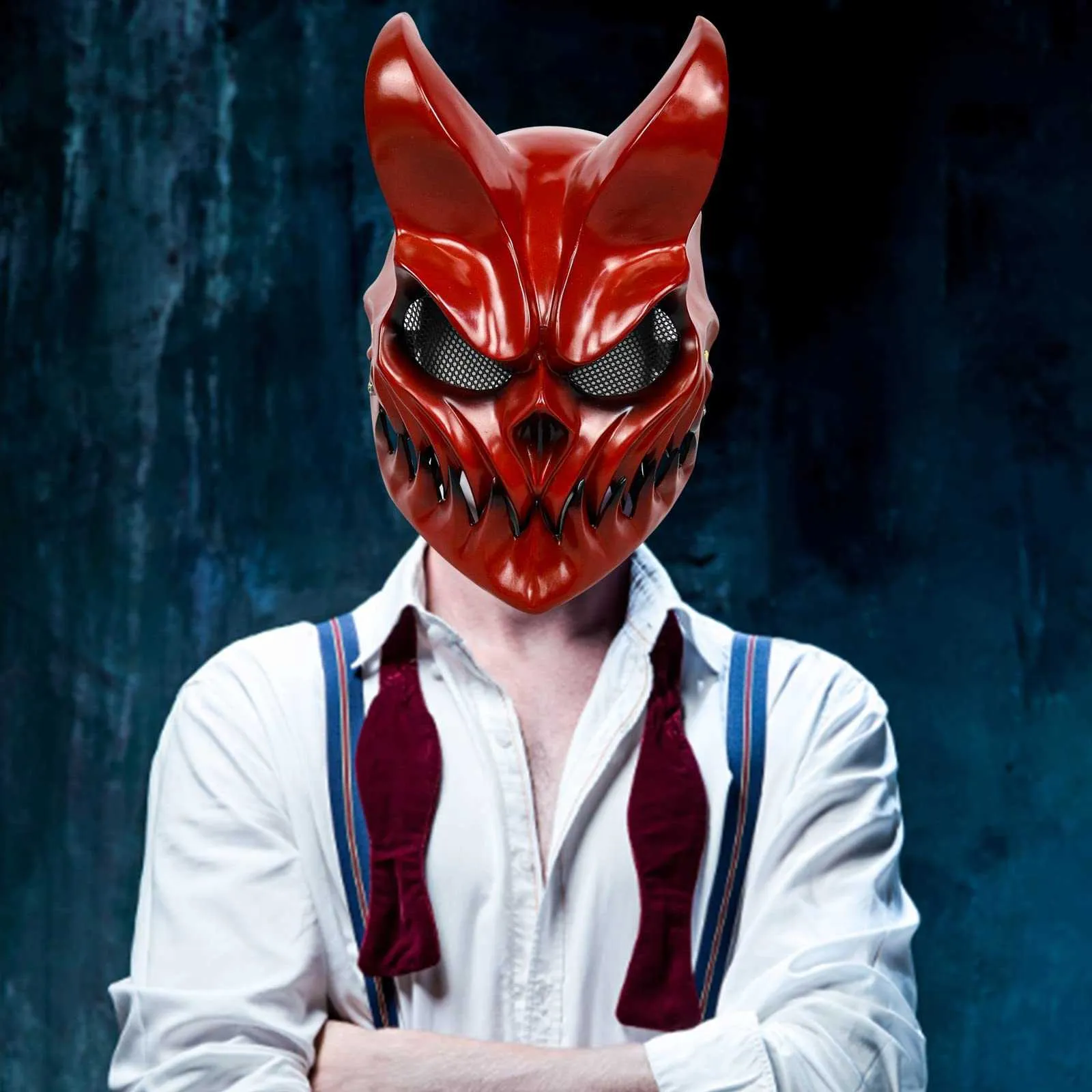 Masque D'horreur Halloween Cosplay Scream (Ghostface) | En Latex Naturel, Taille Unique | Pour Fêtes Déguisées Et Décoration