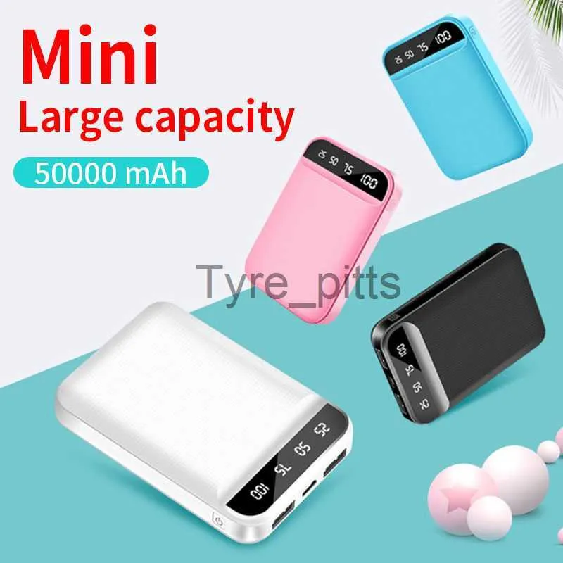 Bezprzewodowe ładowarki Mini Power Bank Portable 30000 mAh Charger 2USB Szybkie ładowanie cyfrowe akumulator zewnętrzny dla iPhone'a Samsung Xiaomi x0803