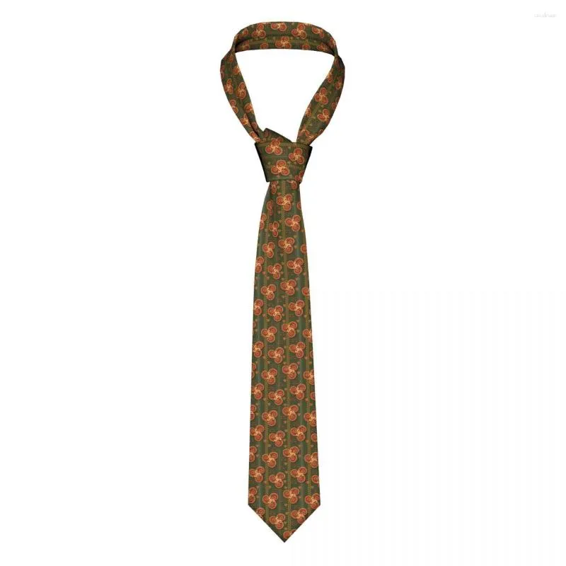 Bow Ties Tie For Men Formal Skinny Neckties Classic Men's Triple Trickle Spiral And Celtic Knot Wedding Gentleman Narrow