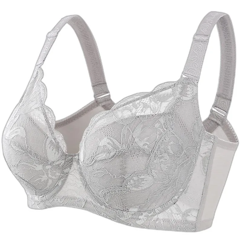 Soutien-gorge Sans Fil Grande Taille Pour Femme, Lingerie, Bonnet Complet, Bralette, Dentelle Sexy, Sous-vêtement Confortable En Coton, C01, 80C-120F, 2 Pièces
