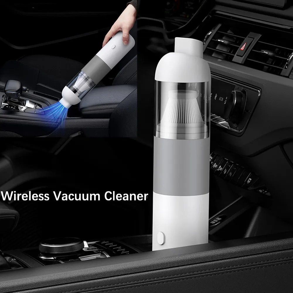 Vacuums 2 In 1 Portable Car Vacuum Cleaner Handheld Clean Home Dualpurpose Wireless Dust Catcher Powerful Carpet 230802