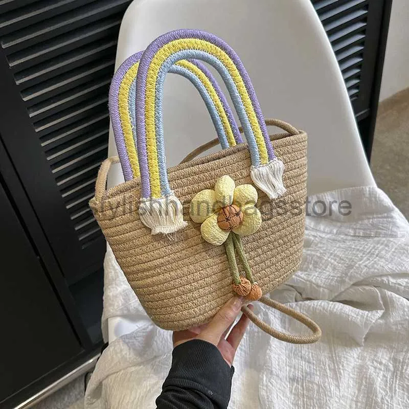 Shoulder Bags Woven Bag Women's 2023 Summer New Korean Fashion Shoulder Bag Trend Handbag Casual Crossbody Bagstylishhandbagsstore