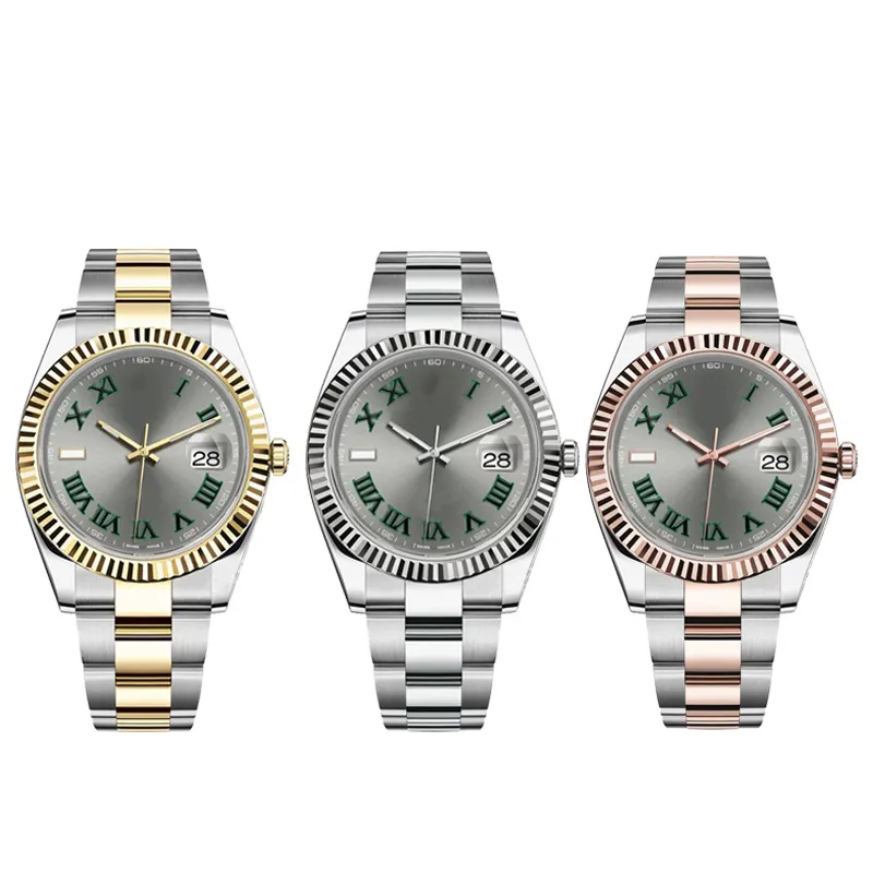 heren mechanische horloges 36 mm 41 mm automatisch roestvrij staal vouwgesp lichtgevend waterdicht dameshorloge koppels klassieke horloges designer