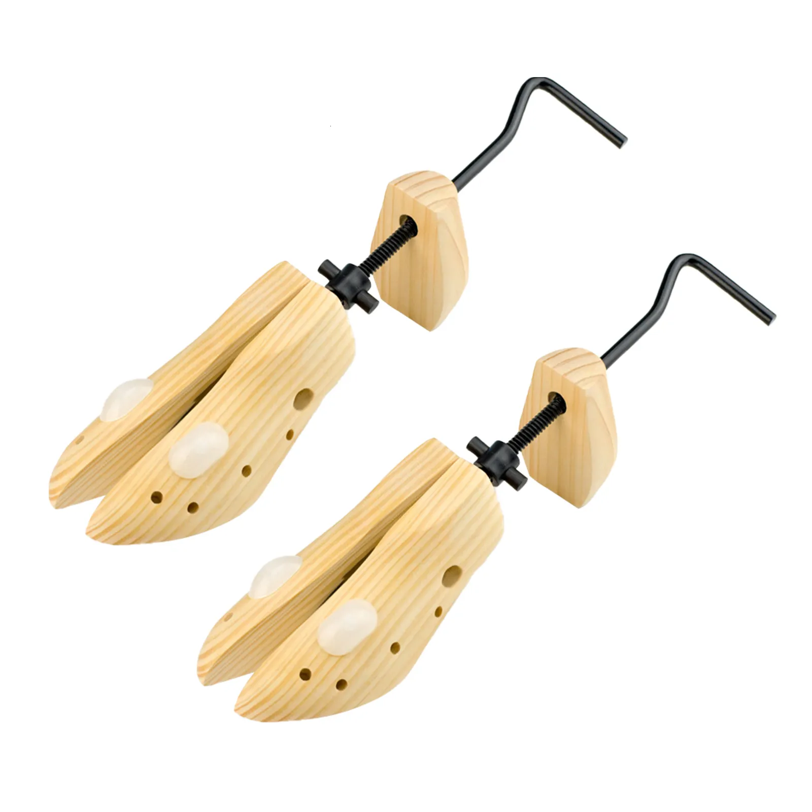 Sko delar tillbehör 1pair bår trä ergonomisk justerbar unisex universal man kvinnor widener för nypa fot malning 230802