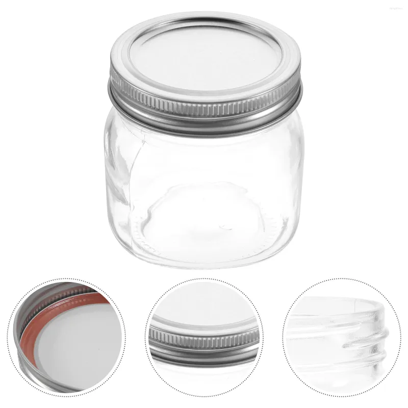 Vorratsflaschen, Honigglas, Deckel, Töpfe, transparente Behälter, transparente Gläser, Spender, Zuhause, Glaskanister