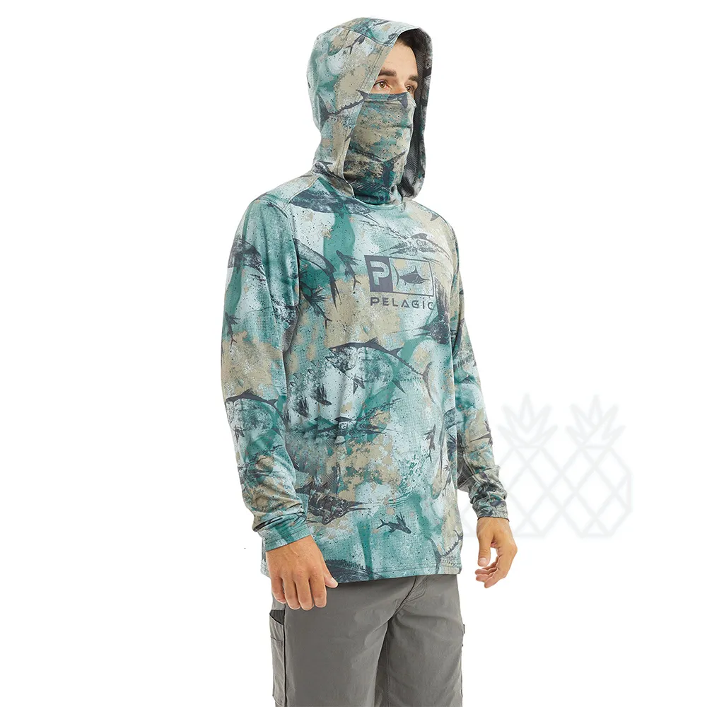 Summer Fishing Shirts For Men Long Sleeve Mask, Sun Protection, Breathable, Hooded  Angling Outdoor Clothing From Bao06, $17.32