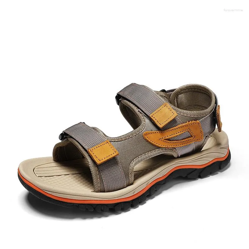 Sandaler mäns plus storlek 11 12 sport andas mogen man casual utomhus vietnamesiska strandskor