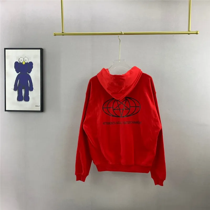 VETEMENTS★Mens hoodie♦SALE 値下げ★オシャレ!オススメ VETEMENTS Heavy Fabric Vintage Hoodies Mens For Men And