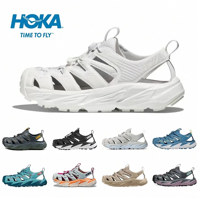 Hoka Hopara Luxurys Sandalias de diseño para hombres Mujeres Camping Senderismo Creek Beach Shoes ORA Recovery Slide 3 Black Sand Oxford Tan Sandale claquette slide E4rN #