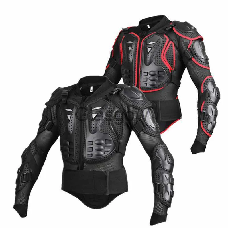 Motorcycle Apparel Cycling Motorcycle Armor Jacket Pe Protective Shell Elbow Back Shoulder Protection for Motocross Racing Motorcycle Riding x0803