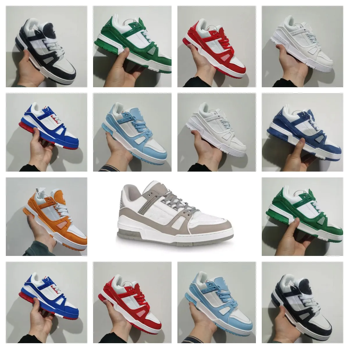 Brand Designer Chaussures Kids Youth Sports Le cuir chaussure décontractée Big Shoes Kid Chaussures Low Cut Collaboration Fragments Military Retro Chunky Trainers Athletic Outdoor Sneakers