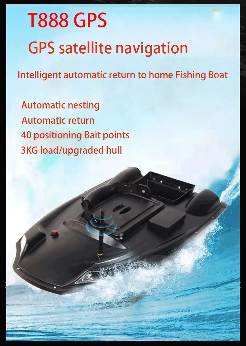 Intelligent GPS RC Fishing Boat With 3KG Load, Dual Motors, High Power Dual  Bait Bin, 500m Range, Smart One Key Return Brushless Boat 230802 From  Diao08, $322.78