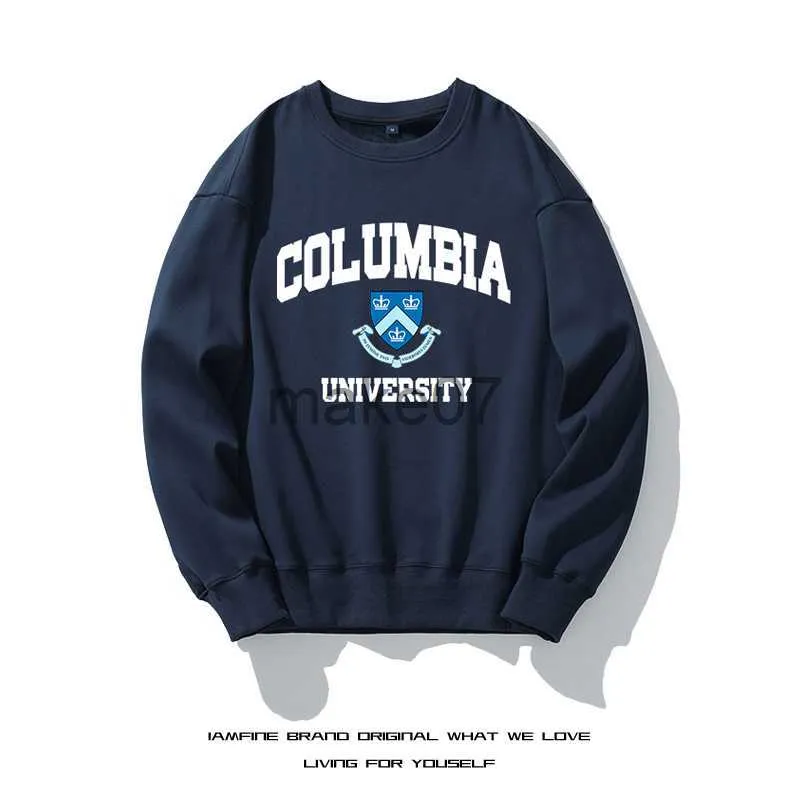 Erkek Hoodies Sweatshirts College Yeni Erkek Hoodies 2022 Bahar Erkekwomen Sıradan Yuvarlak Yaka Hoodies Sweatshirts Erkekler Düz Renkli Sweatshirt Üstleri J230803