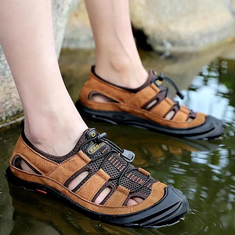 Sandals Fashion Casual Men Soft Outdoor Hiking Shoes Beach Sneaker
