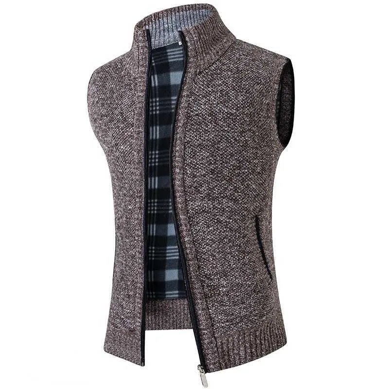 Mens sleeveless sweater vest with zipper hotsell