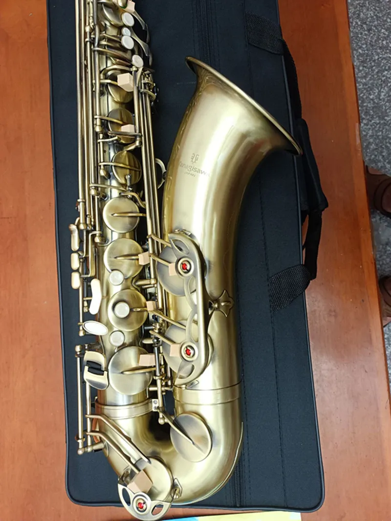 Vintage Bronzed T 992 Bb Saxophone Tenor Weltklang With Neck And