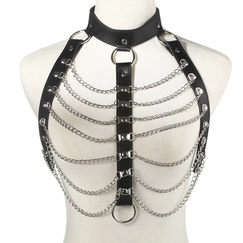 Belly Chains Sexig Chain Women Punk Goth Party Bodychain Fashion Festival Outfits Jewelry Cosplay Accessories 230802