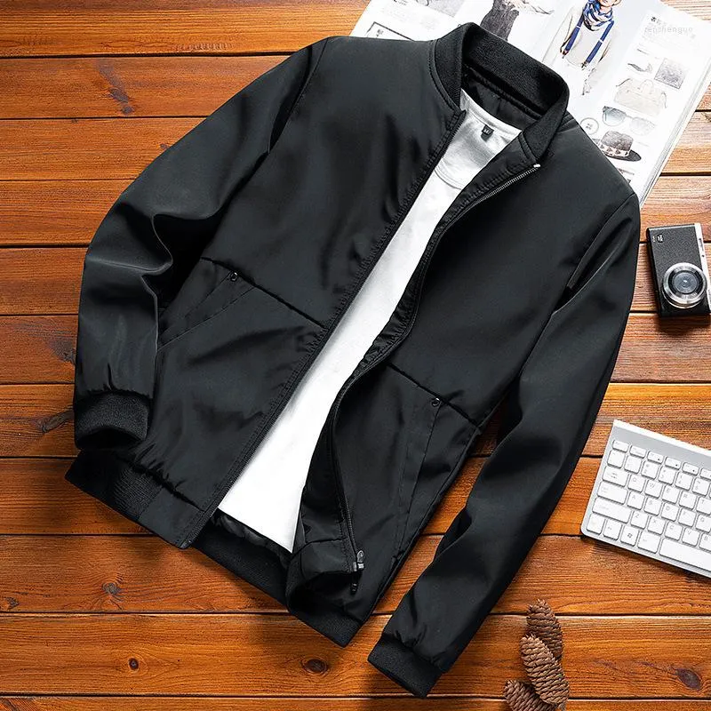 Men's Casual Jacket, Solid Color Coat, Sportswear Bomber Jacket, Spring Summer, M-4XL Men's Casual Jacket, Solid Color Coat, Sportswear Bomber Jacket, Spring Summer, M-4XL