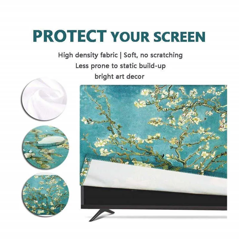 Treer TV Abdeckung Staubschutz Hülle Für 22-75 Zoll