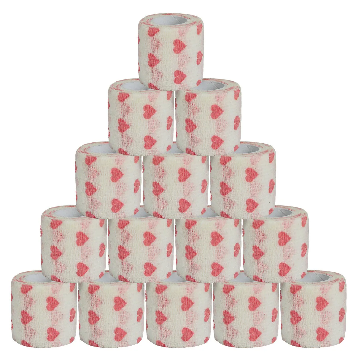 Tattoo Grips white heart Grip Bandage Cover Wraps Tapes Nonwoven Waterproof Self Adhesive Finger Wrist Protection Accessories 230802